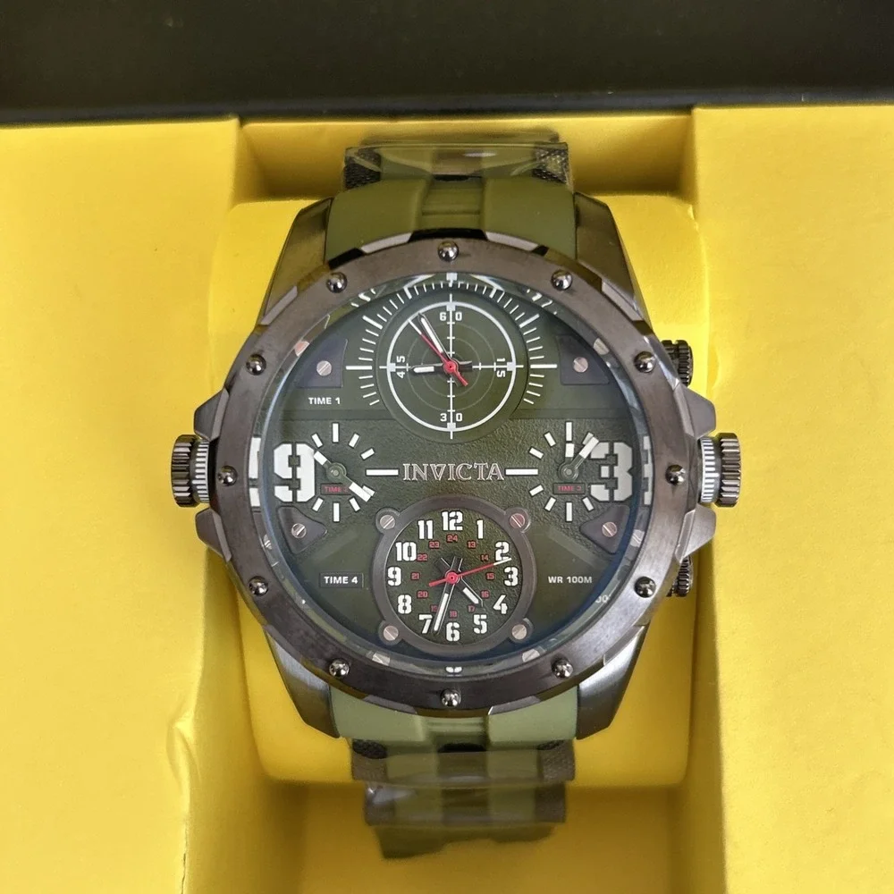 Invicta Coalition Forces Men's 50mm Chronograph Military Watch 39356 MSRP $1,095